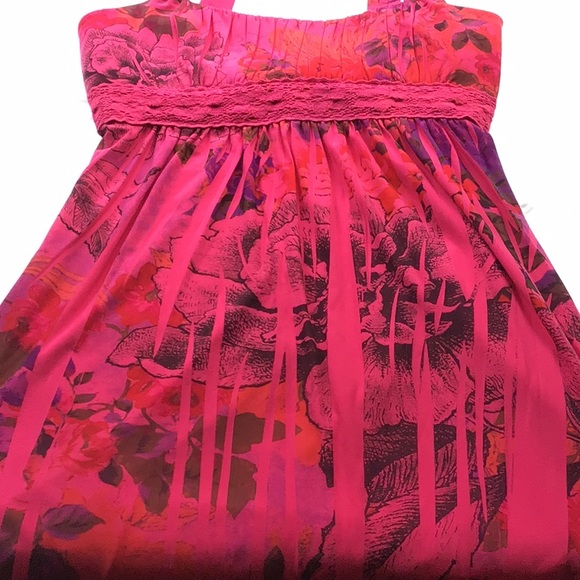 Sublimated Floral Tank Dress - Picture 6 of 8